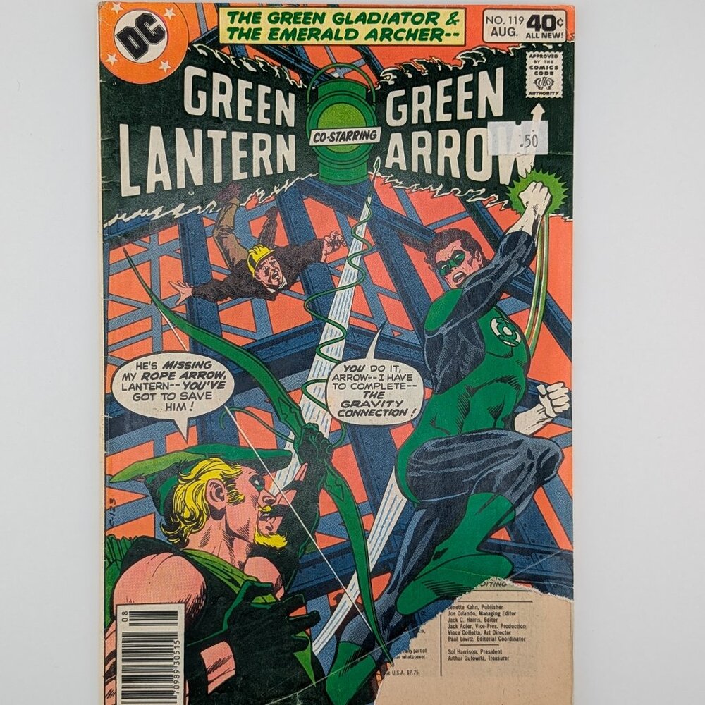 💚✨ Green Lantern & Green Arrow #119 – Classic 1979 DC Comics! ✨💚